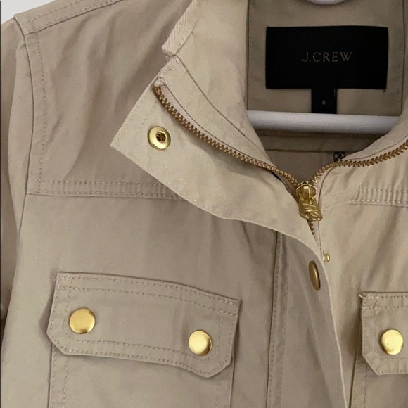 J Crew Downtown field Jacket Khaki - Picture 2 of 4